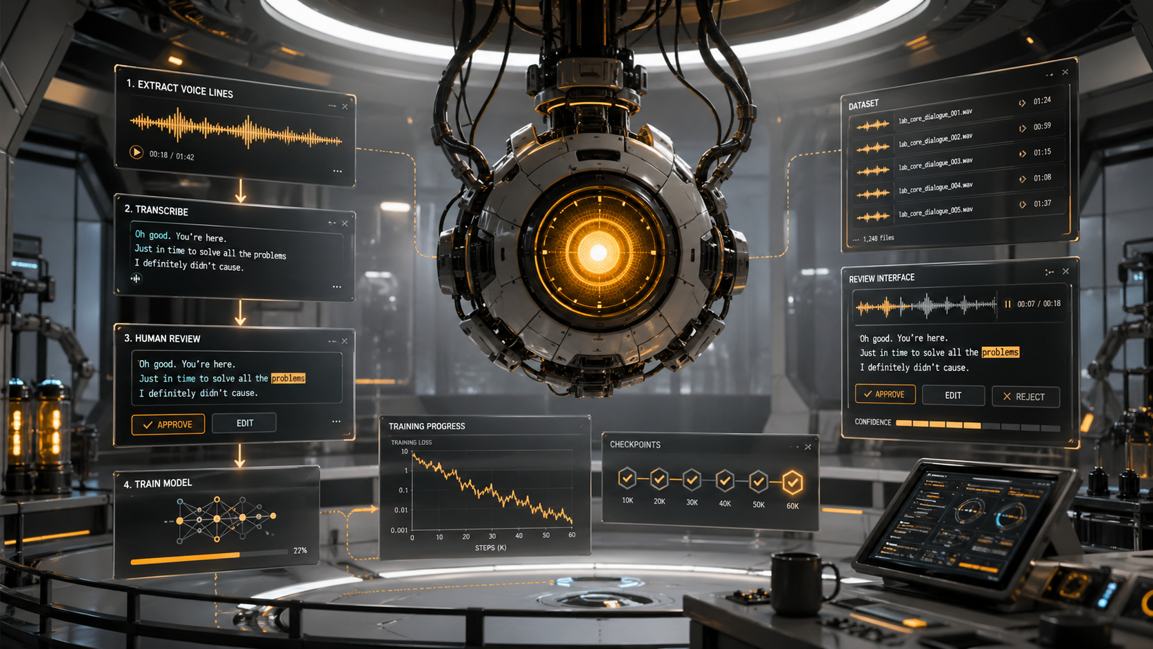 Training a Local GLaDOS TTS Voice